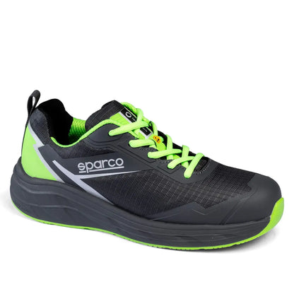 Sparco Werkschoenen S3S - Teamwork Lucas - Grijs/Groen - Maat 38-48