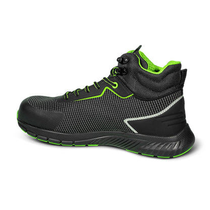 Sparco Werkschoenen S3S - Traction Naoki - Zwart/Groen - Maat 38-48