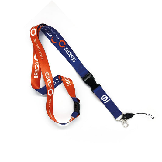 Sparco KIT 10 X Lanyard Sparco Teamwork BL - Vooraanzicht