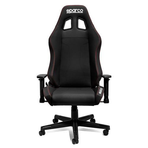 Sparco Coach Bureaustoel - Zwart/Rood/Blauw