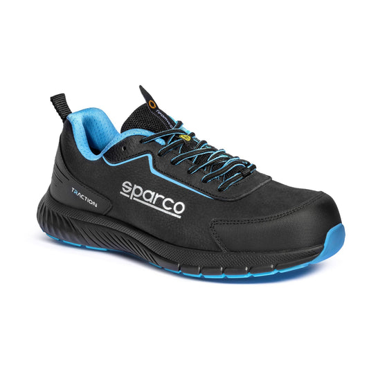 Sparco – Traction Takuma S3S SR FO HRO – Work Shoes – Black/Blue