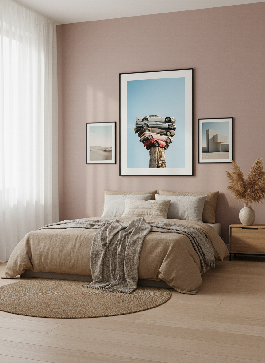 Stack Of Cars Poster