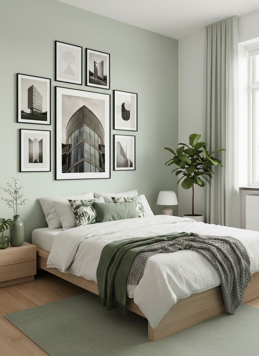 Symmetrical Building Poster