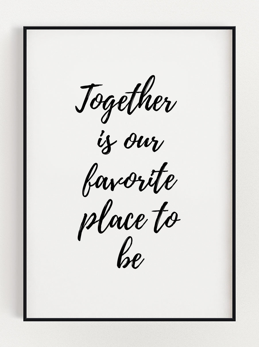 Together Is Our Poster