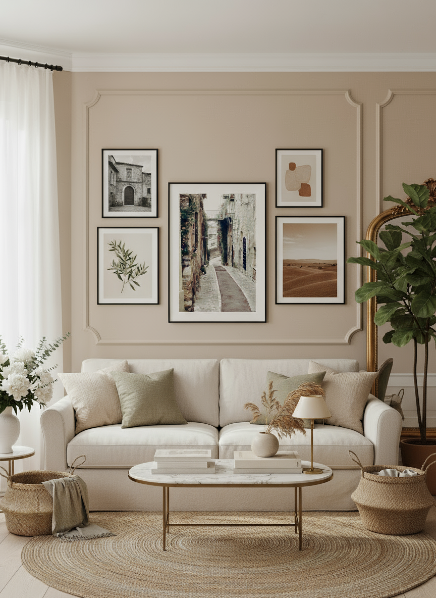 Village Street Poster