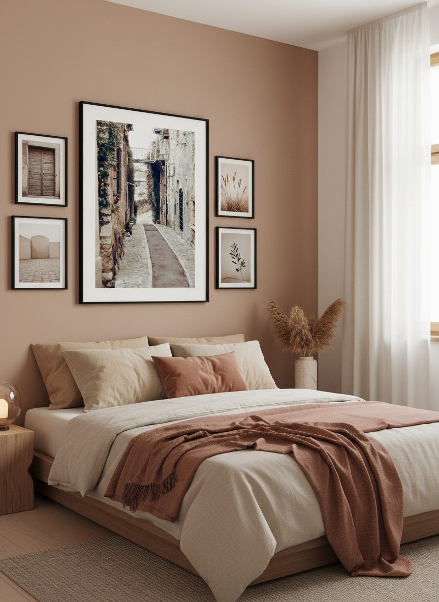 Village Street Poster