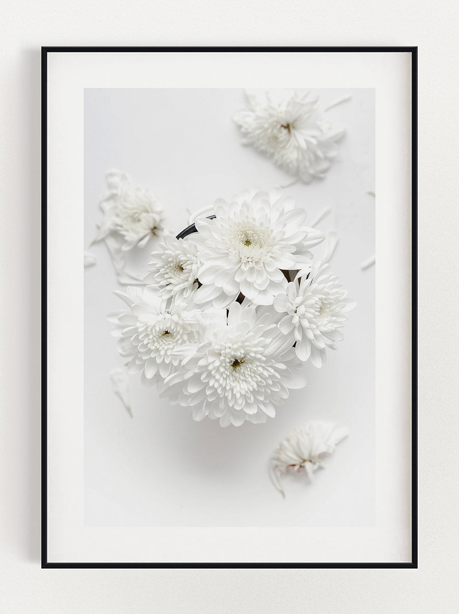 White Flower poster