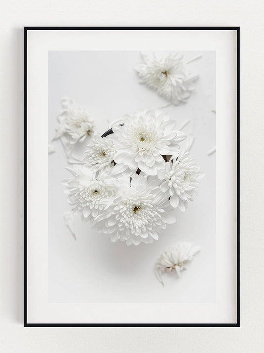 White Flower poster