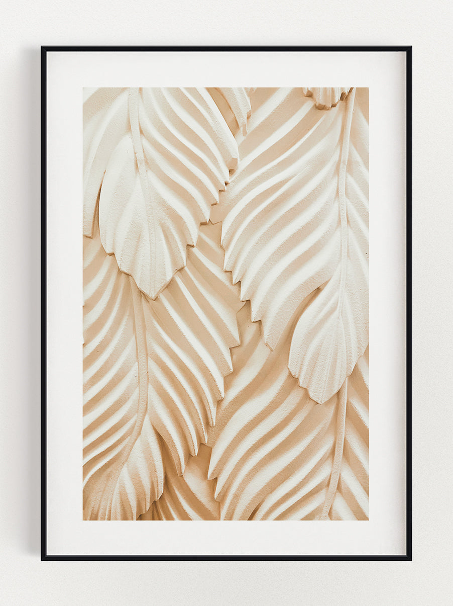 White Leaves Poster