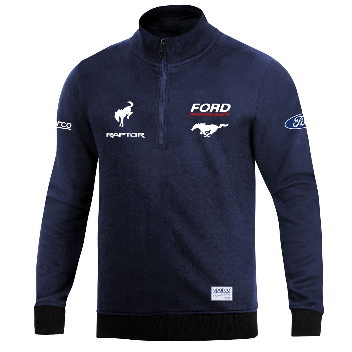 Sparco HALF ZIP FORD Performance - Vooraanzicht