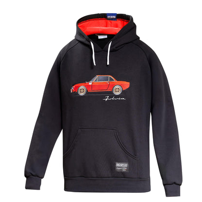 Sparco Hoodie Lancia HF Fulvia - Vooraanzicht