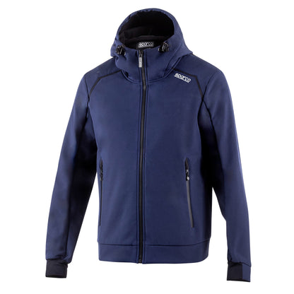 Sparco SL Hooded Softshell Jacket - Navy/Black