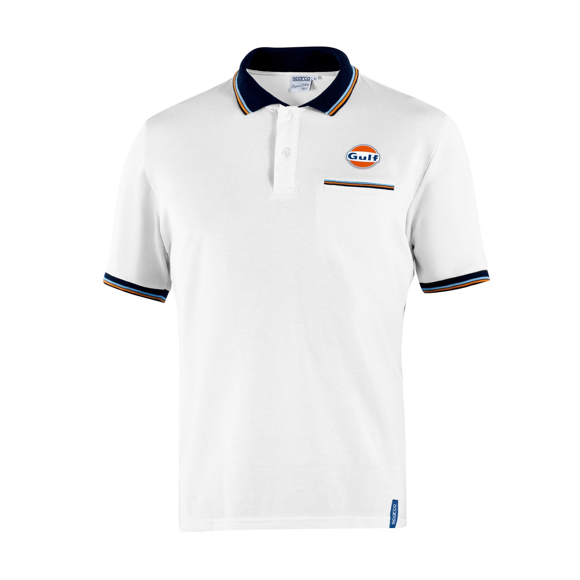 Sparco GULF POLO Piquet Pocket - Vooraanzicht