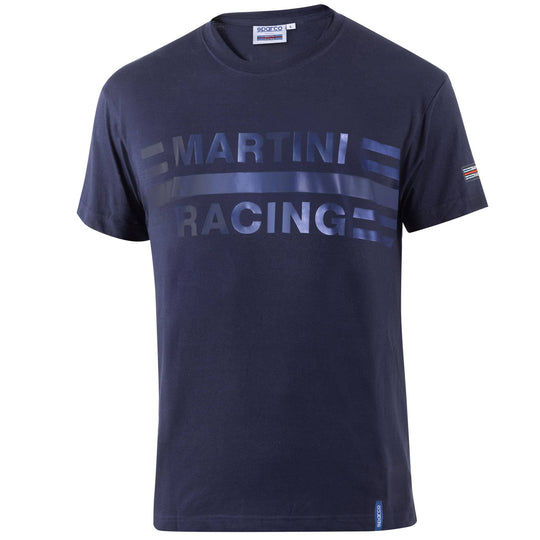 Sparco Martini Racing Big Logo T-shirt - Marineblauw