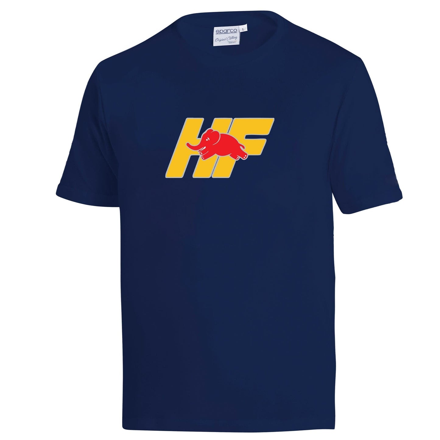 Sparco T-SHIRT Lancia HF Giallo - Vooraanzicht