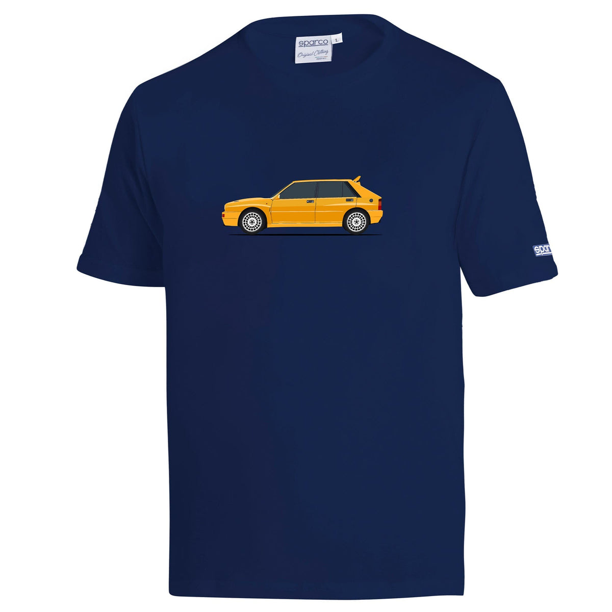 Sparco Lancia HF Delta T-shirt - Wit/Rood
