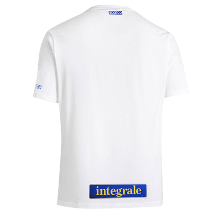 Sparco Lancia HF Delta T-shirt - Wit/Rood