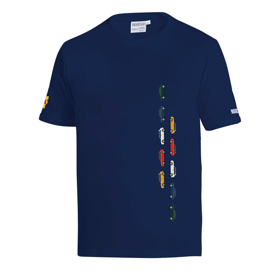 Sparco – T-Shirt Lancia Delta HF Collection – BML0086 – T-Shirt – Lancia – Navy/White – XS-XXXL