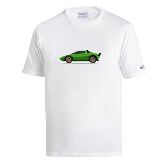 Sparco – T-Shirt Lancia HF Group 4 – BML0087 – T-Shirt – Lancia – White – XS-XXXL