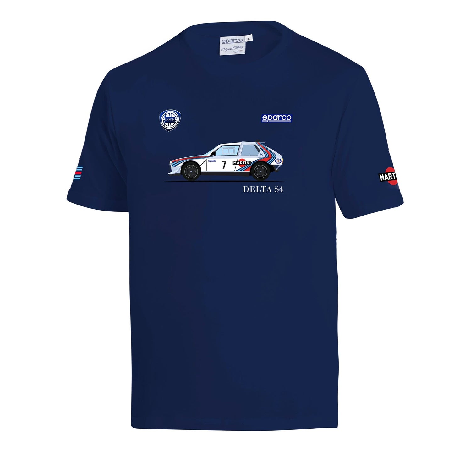 Sparco T-SHIRT Lancia Martini 037 - Vooraanzicht