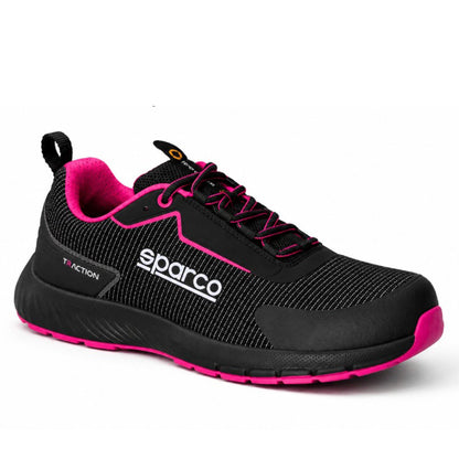 Sparco Women's Work Shoes S1PS Traction Juliet Black/Fuchsia