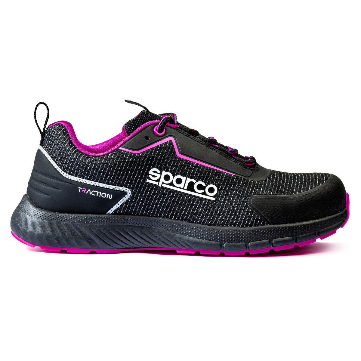 Sparco Women's Work Shoes S1PS Traction Juliet Black/Fuchsia