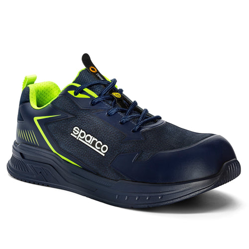 Sparco Work Shoes S3S Turbo Snap ESD Nubuck Unisex Navy/Light Blue