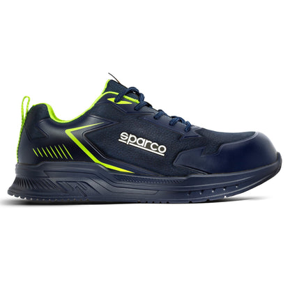 Sparco Werkschoenen S3S Turbo Snap ESD Nubuck Unisex Marineblauw/Lichtblauw