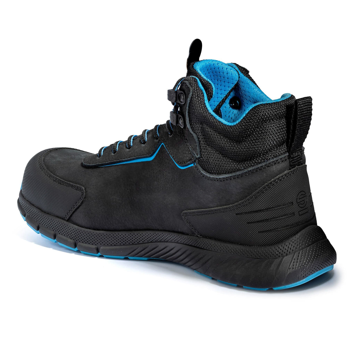 Sparco Werkschoenen S3S Traction-H Kamui Unisex Zwart/Lichtblauw