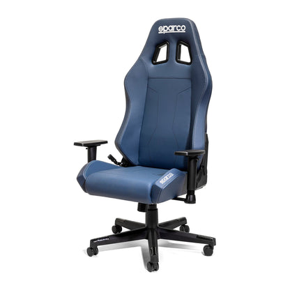 Sparco Coach Gamestoel en Bureaustoel Marineblauw/Grijs - Hoofdfoto 3/4 voor