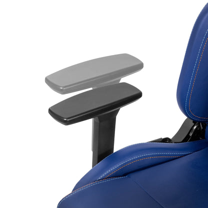 Sparco Icon Gulf Gamestoel en Bureaustoel Marineblauw - Detail 2D-armleuning
