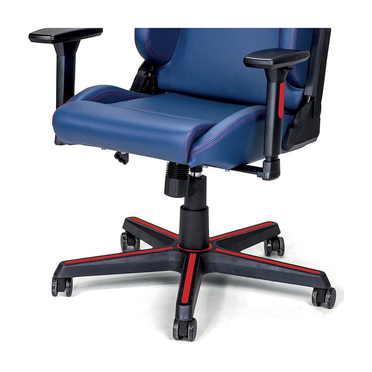 Sparco Icon Martini Racing Gamestoel en Bureaustoel Marineblauw - Detail onderstel met gasveer en wielen