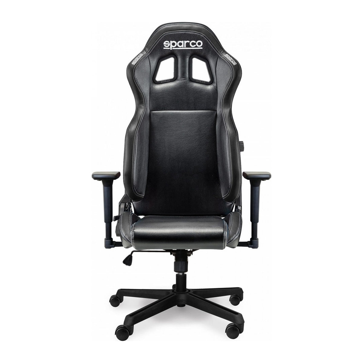 Sparco Icon Gamestoel en Bureaustoel Zwart - Voorkant