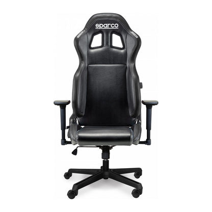 Sparco Icon Gamestoel en Bureaustoel Zwart - Voorkant