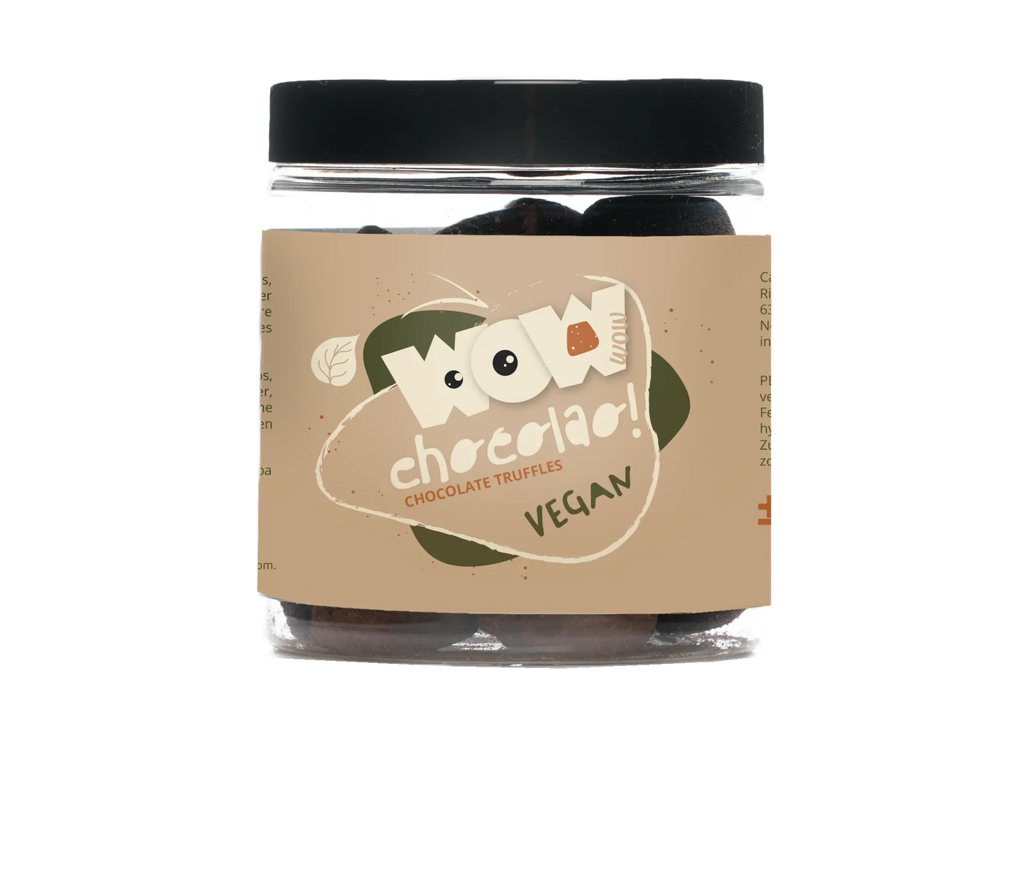 Vegan Chocolate Truffles - 130g Gifting jar